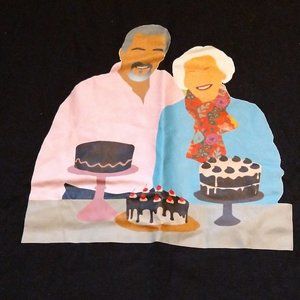 PAUL HOLLYWOOD & MARY BERRY MINIMALIST TSHIRT - NEW - 3XL